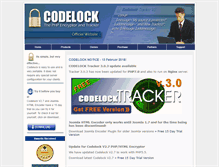 Tablet Screenshot of codelock.co.nz